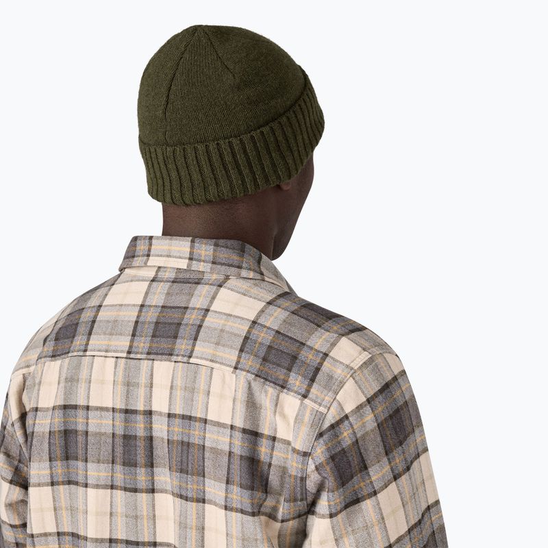 Patagonia téli sapka Brodeo Beanie 73 skyline/pine needle zöld 3