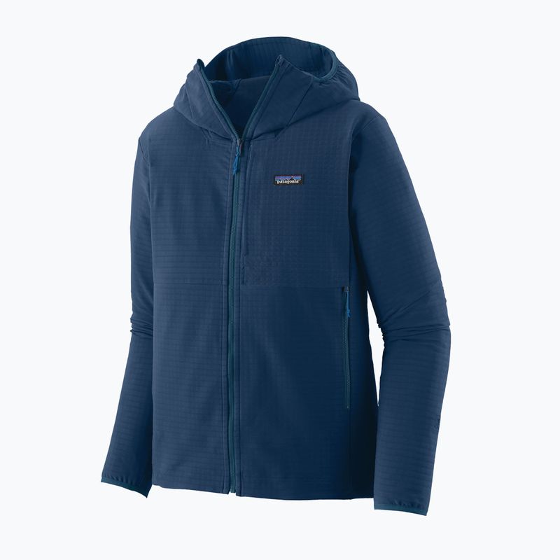 Férfi Patagonia R1 TechFace Hoody tidepool kék melegítőfelső