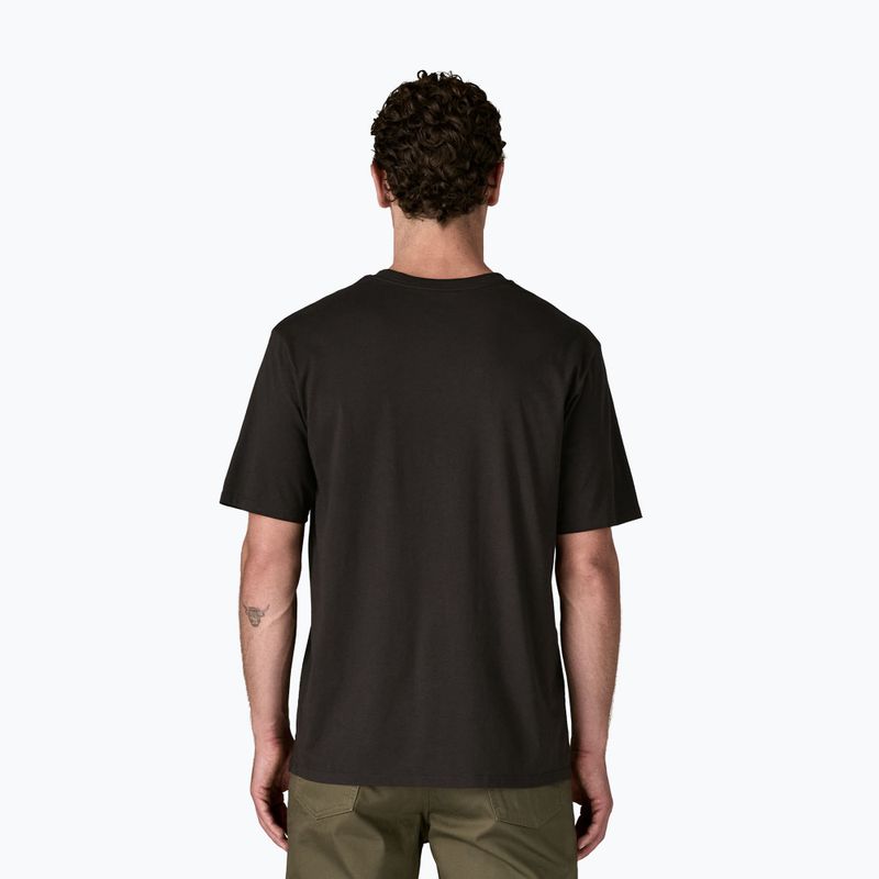 Férfi Patagonia Daily Pocket Tee fekete 2