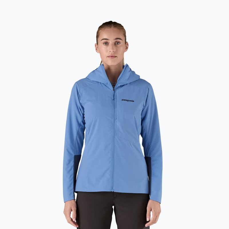 Női hibrid dzseki Patagonia Nano-Air Ultralight Full-Zip kapucnis bő kék