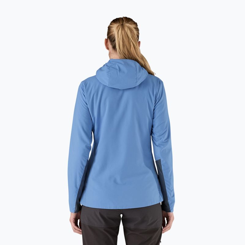 Női hibrid dzseki Patagonia Nano-Air Ultralight Full-Zip kapucnis bő kék 2
