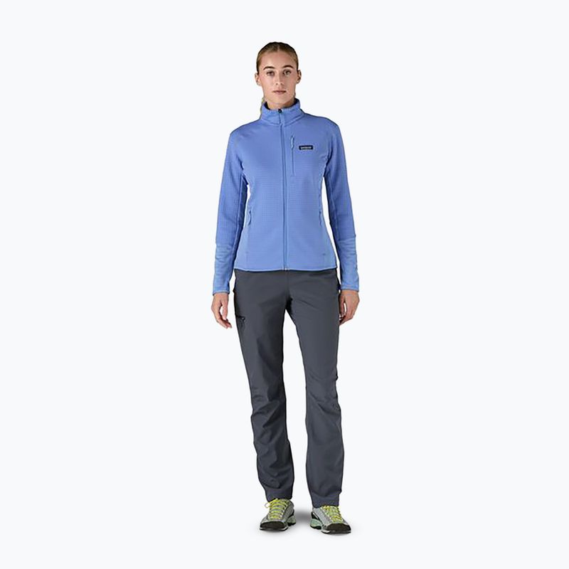 Női softshell dzseki Patagonia R1 Hybrid bőséges kék 2