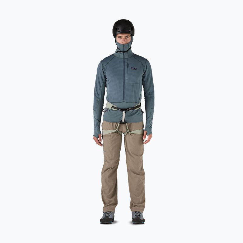 Férfi Patagonia R1 Hybrid Pullover Softshell kabát utility kék 2