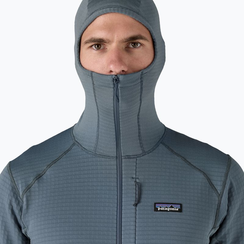 Férfi Patagonia R1 Hybrid Pullover Softshell kabát utility kék 5
