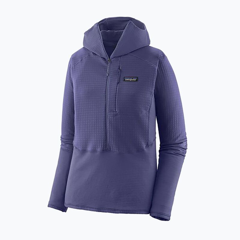Női softshell dzseki Patagonia R1 Hybrid Pullover Hoody solstice lila 3