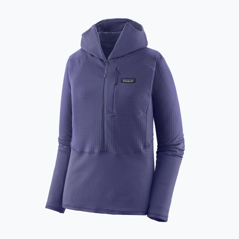 Női softshell dzseki Patagonia R1 Hybrid Pullover Hoody solstice lila 3