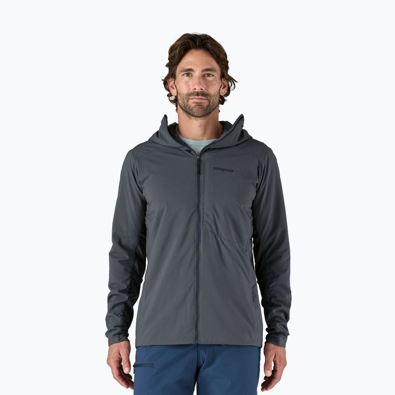 Férfi hibrid dzseki Patagonia Nano-Air Ultralight Full-Zip kapucnis smolder blue