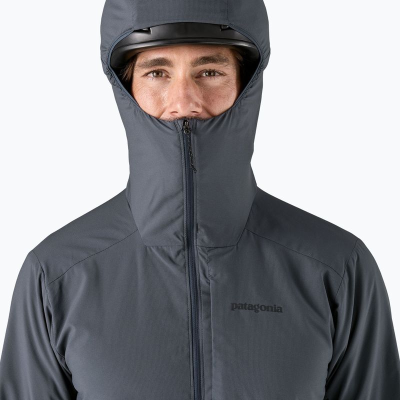 Férfi hibrid dzseki Patagonia Nano-Air Ultralight Full-Zip kapucnis smolder blue 4