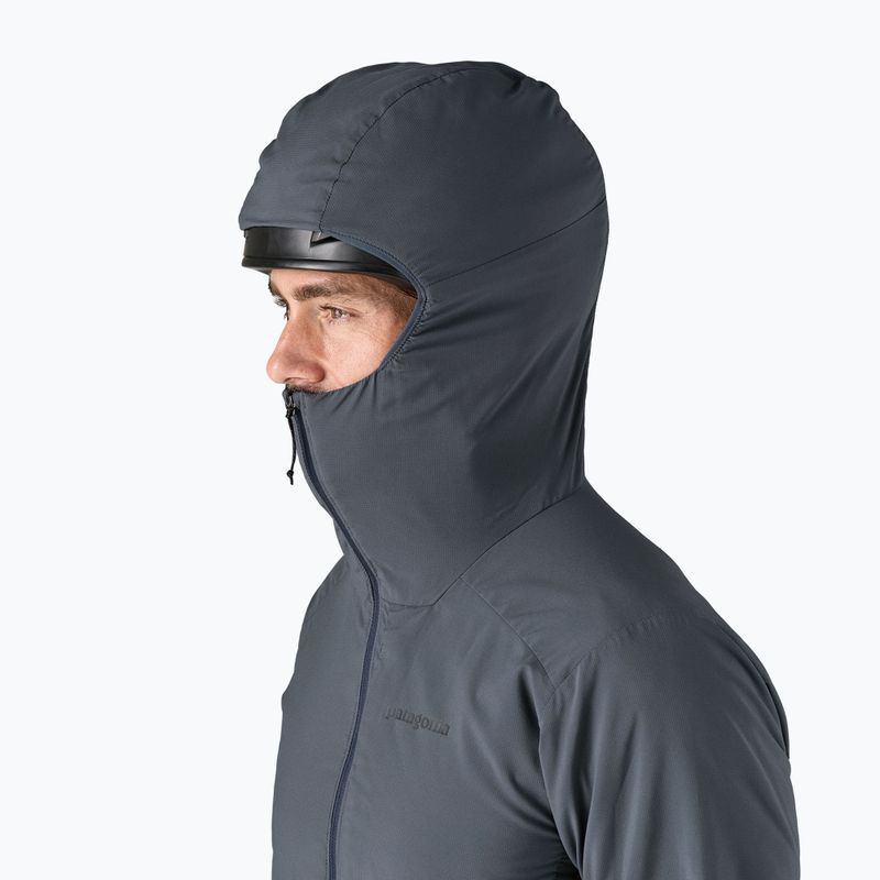 Férfi hibrid dzseki Patagonia Nano-Air Ultralight Full-Zip kapucnis smolder blue 5