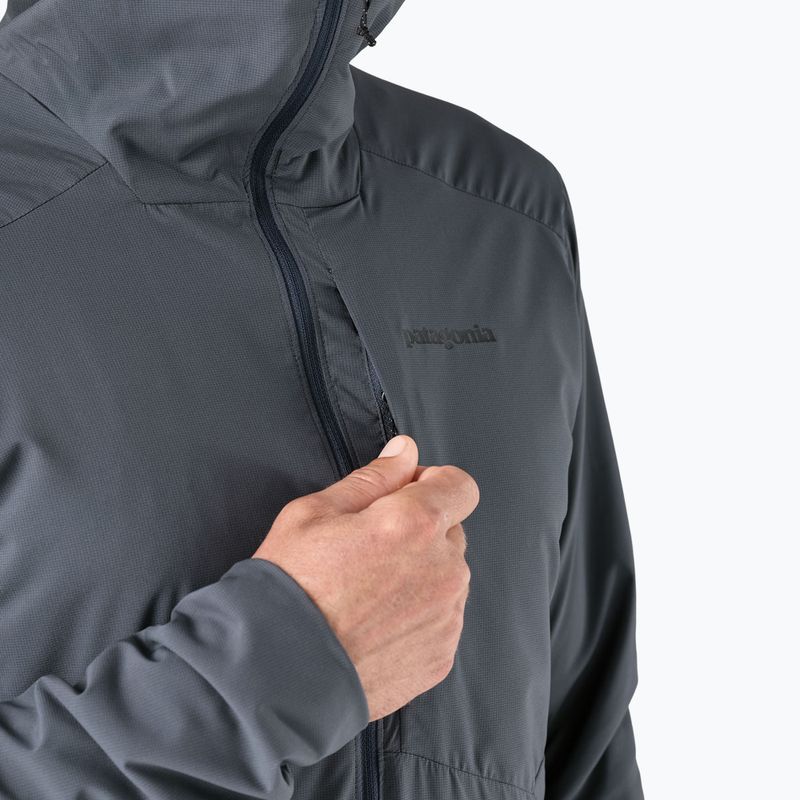 Férfi hibrid dzseki Patagonia Nano-Air Ultralight Full-Zip kapucnis smolder blue 8