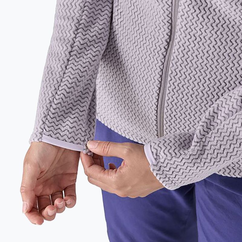 Női Patagonia R1 Air Full-Zip trekking melegítő pulóver foxglove lila 6