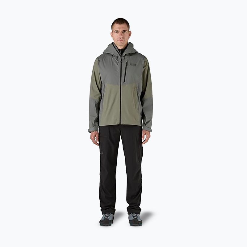 Férfi Patagonia Granite Crest esőkabát river rock zöld 2