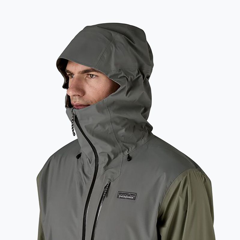Férfi Patagonia Granite Crest esőkabát river rock zöld 4