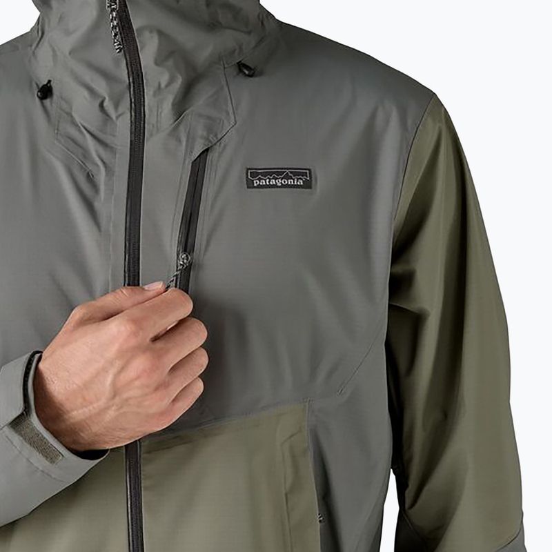 Férfi Patagonia Granite Crest esőkabát river rock zöld 7