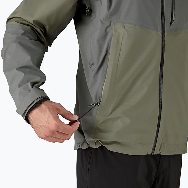 Férfi Patagonia Granite Crest esőkabát river rock zöld 9