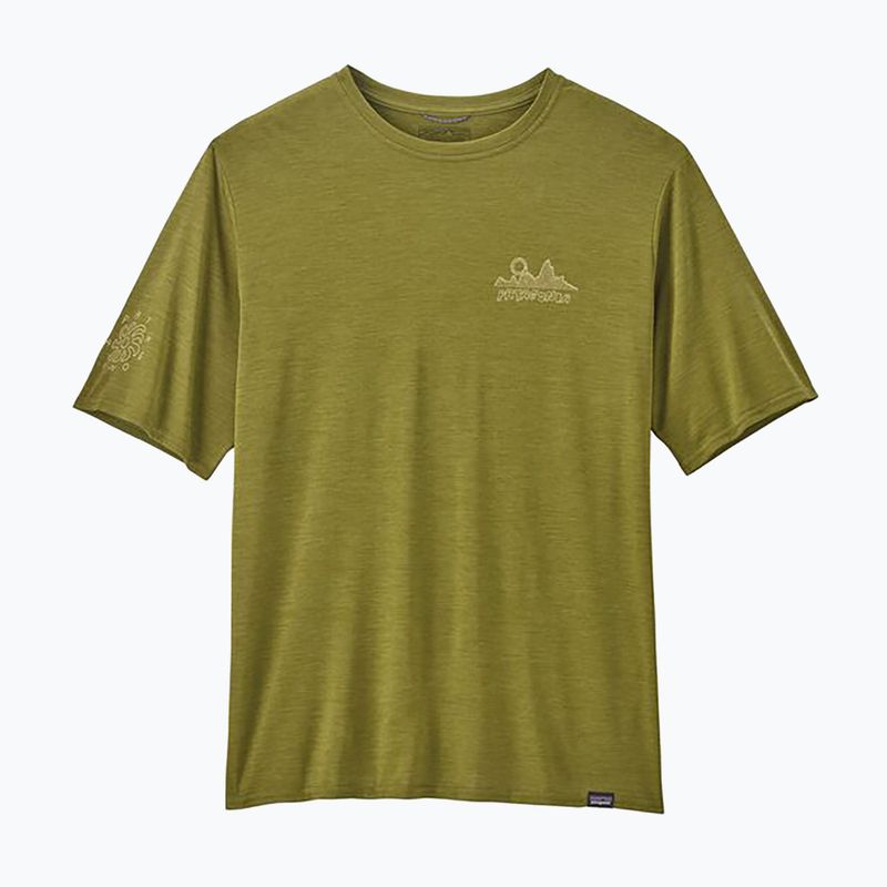 Férfi Patagonia Cap Cool Daily Graphic Shirt Lands wind runner/graze green x-dye x-dye 5