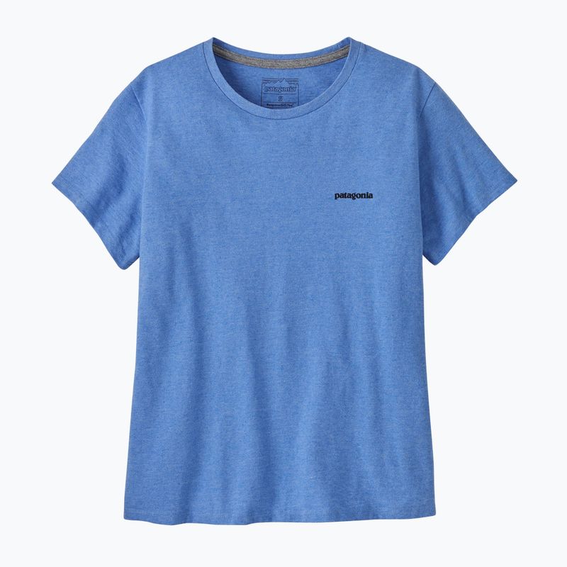 Női Patagonia P-6 Logo Responsibili-Tee bőséges kék 10