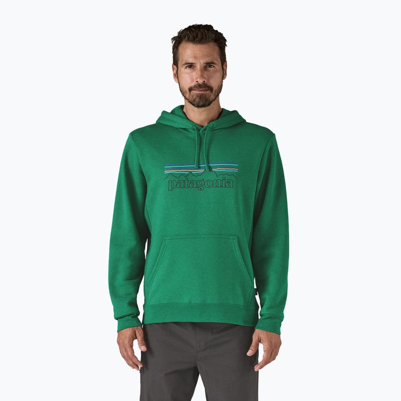 Patagonia P-6 Logo pulóver Uprisal p-6 outline/heartleaf zöld