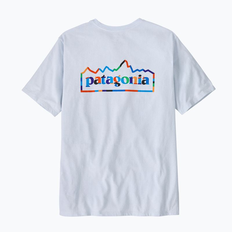Férfi Patagonia Unity Fitz Responsibili póló fehér 2