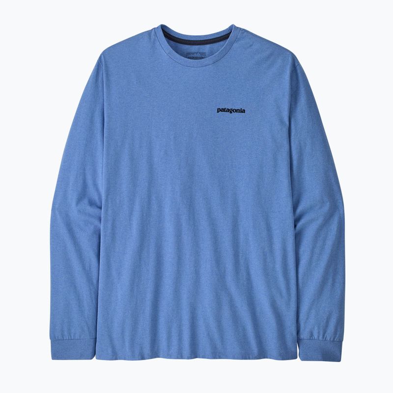 Férfi Patagonia P-6 Logo Responsibili Longsleeve bő kék 2