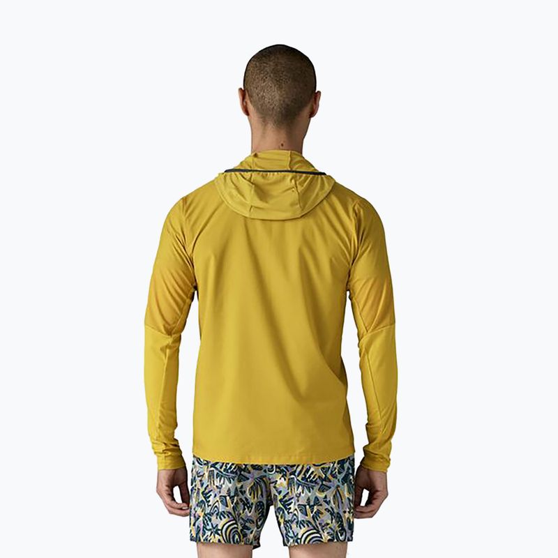 Férfi Patagonia Airshed Pro Pullover trekking pulóver pulóver csomag zöld 2