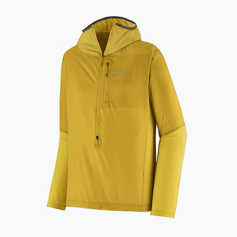 Férfi Patagonia Airshed Pro Pullover trekking pulóver pulóver csomag zöld 3