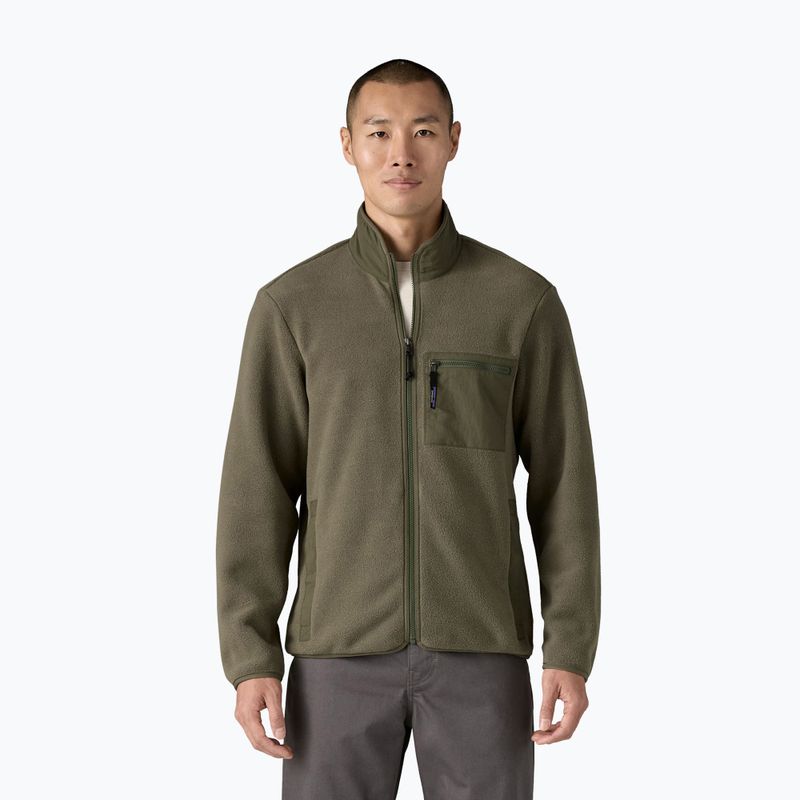 Patagonia férfi fleece pulóver Synch medence zöld