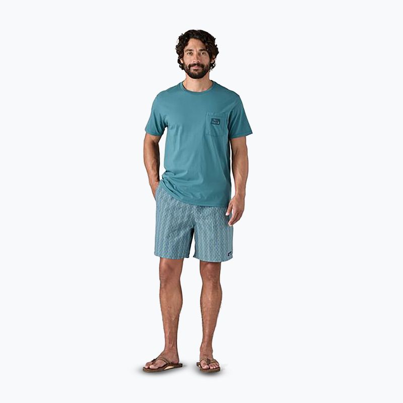 Patagonia férfi Baggies Longs 7" kaleidoszkóp / még mindig kék rövidnadrágok 2