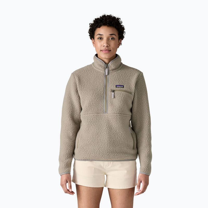 Női Patagonia Retro Pile fleece pulóver Marsupial river rock zöld 2