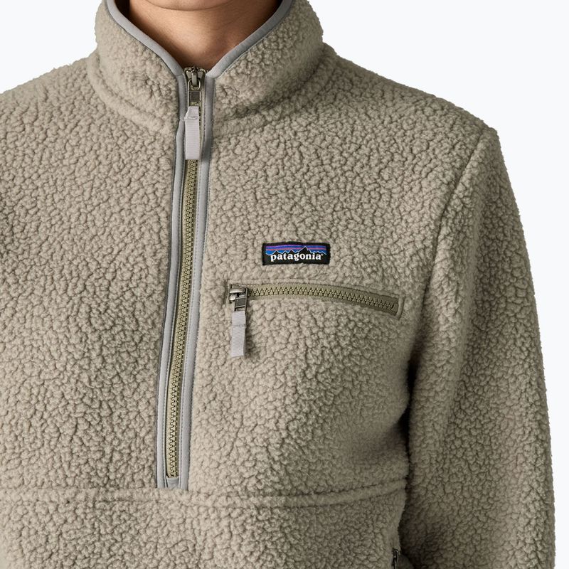 Női Patagonia Retro Pile fleece pulóver Marsupial river rock zöld 10