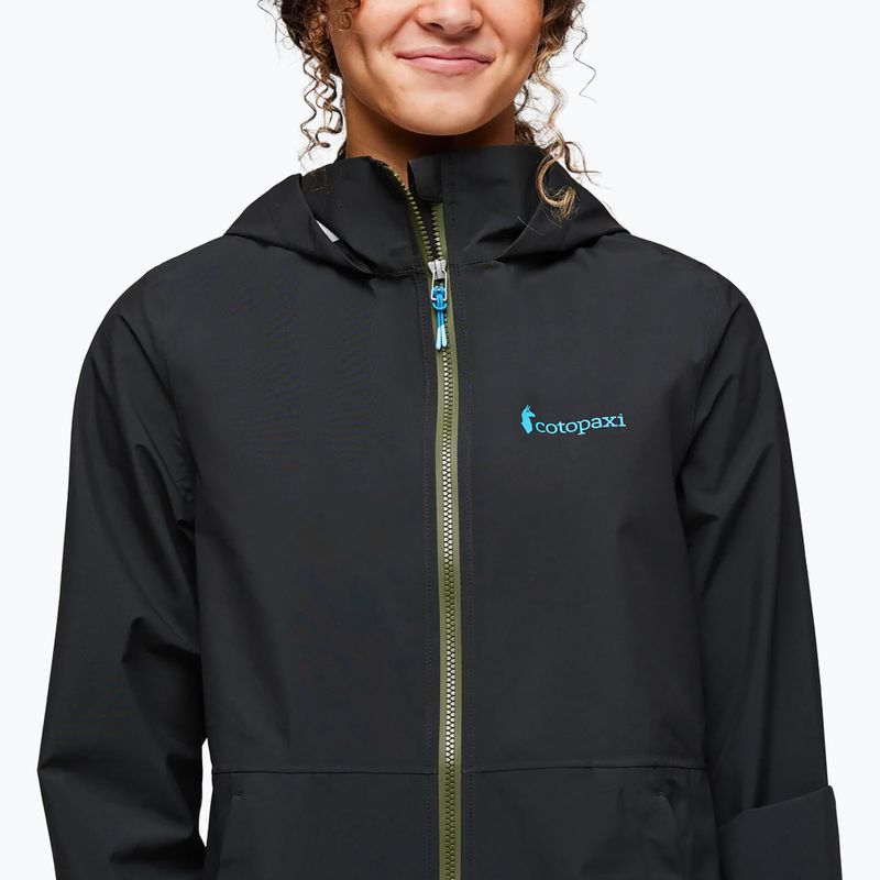 Cotopaxi Cielo Rain Trench fekete női esőkabát 5