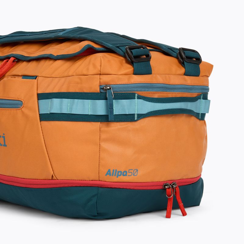 Cotopaxi Allpa Duffel Bag 50 l tamarindo/abyss utazótáska 4