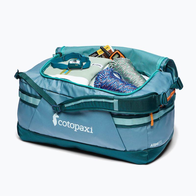 Cotopaxi Allpa Duffel 55 l kék lucfenyő/abyss utazótáska 6