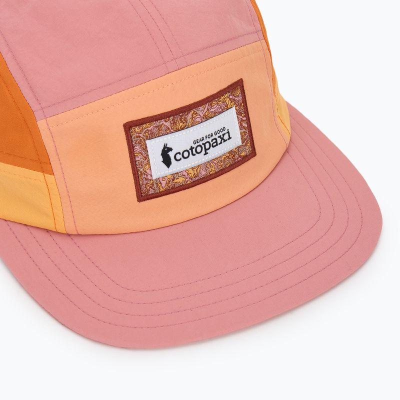 Cotopaxi Altitude Tech 5-Panel sárgabarack/rózsaszín baseball sapka 3