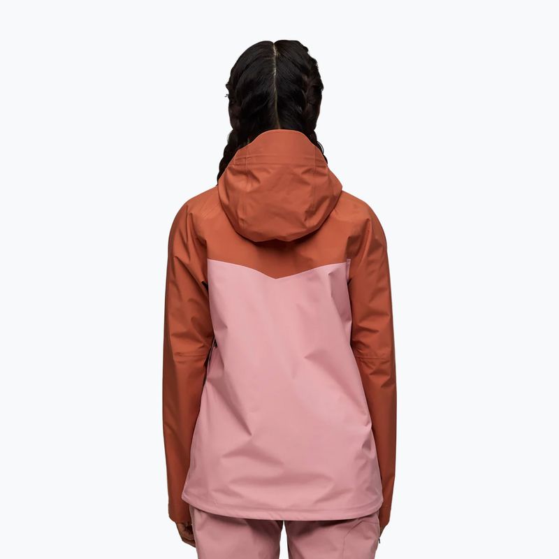 Cotopaxi Impermeo 3L Hooded Shell fakó tégla/rózsaszín női esőkabát 3