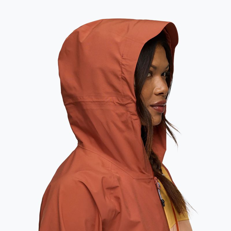 Cotopaxi Impermeo 3L Hooded Shell fakó tégla/rózsaszín női esőkabát 5