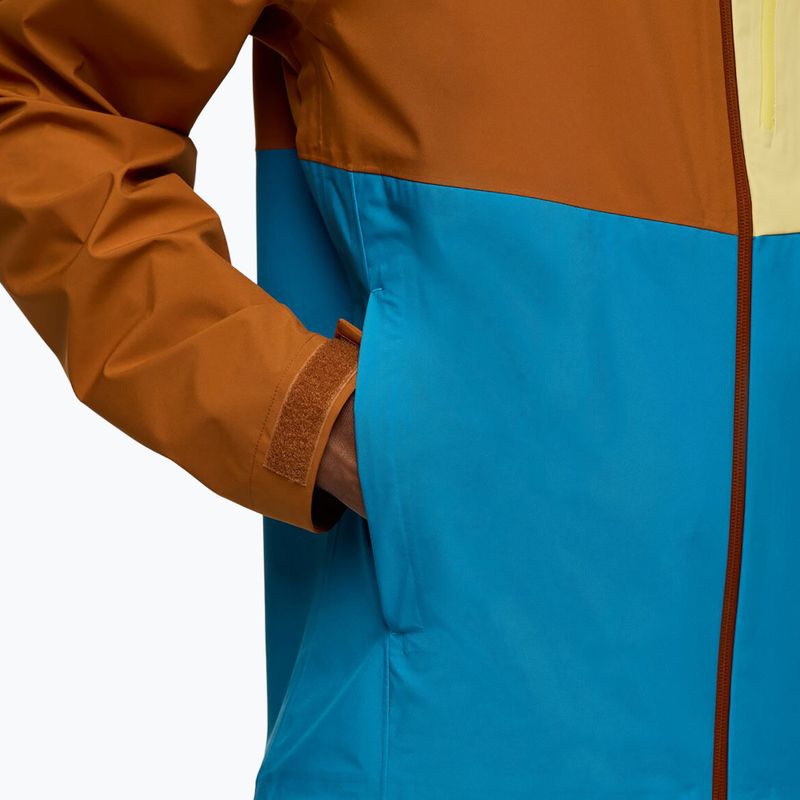 Férfi Cotopaxi Impermeo 3L kapucnis Shell sienna/lake esőkabát 12