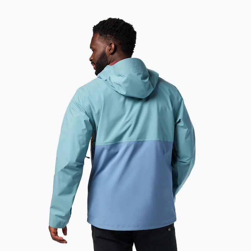 Férfi softshell dzseki Cotopaxi Impermeo 3L Hooded Shell everglade and steel blue 2