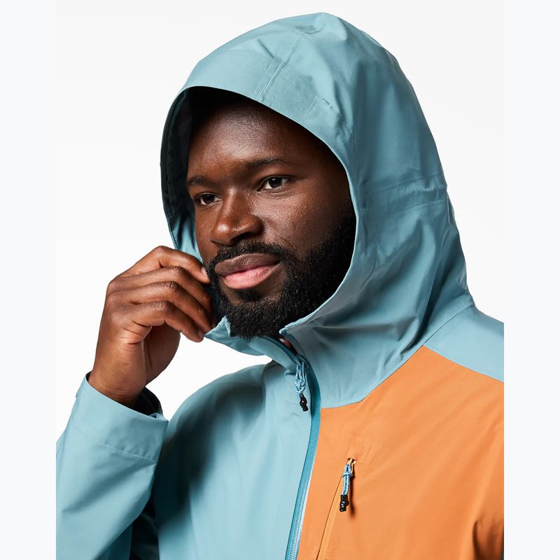 Férfi softshell dzseki Cotopaxi Impermeo 3L Hooded Shell everglade and steel blue 3