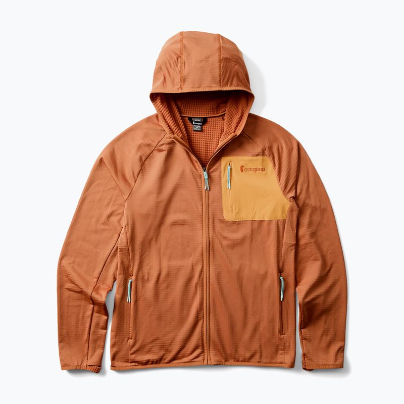 Férfi trekking pulóver  Cotopaxi Otero Fleece Full-Zip Hooded whiskey 6