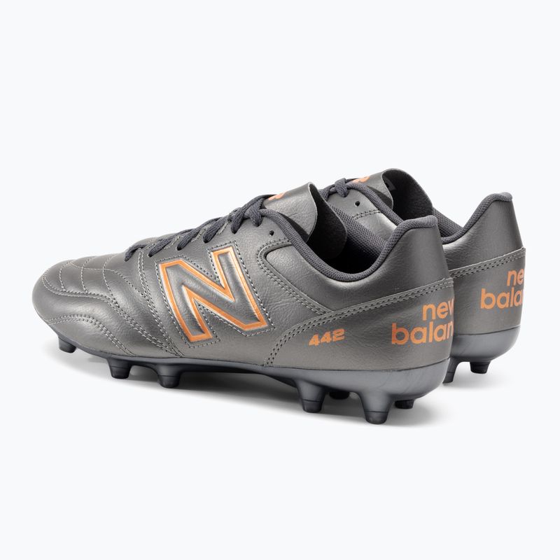 Férfi futballcipő New Balance 442 V2 Academy FG ezüst 3