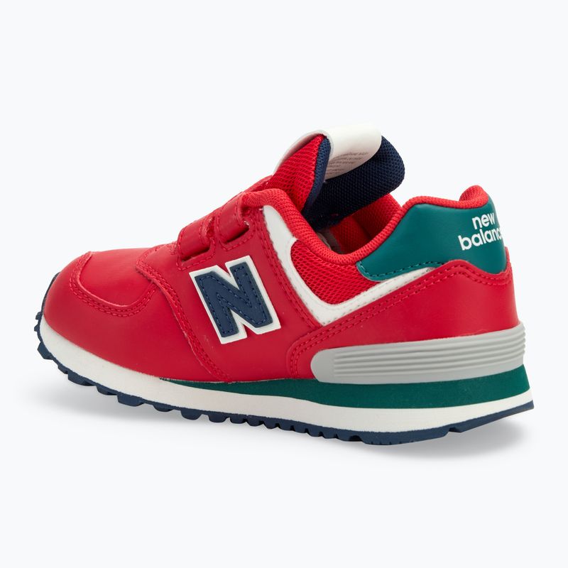 Gyermek cipő New Balance 574's V1 piros 3