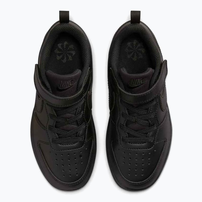 Nike Court Borough Low Recraft gyermekcipő fekete/fekete/fekete/fekete 3