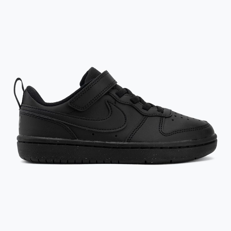 Nike Court Borough Low Recraft gyermekcipő fekete/fekete/fekete/fekete 2