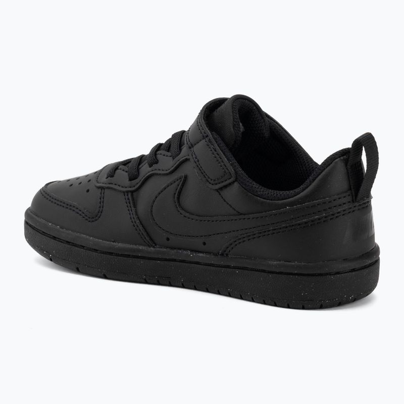 Nike Court Borough Low Recraft gyermekcipő fekete/fekete/fekete/fekete 3