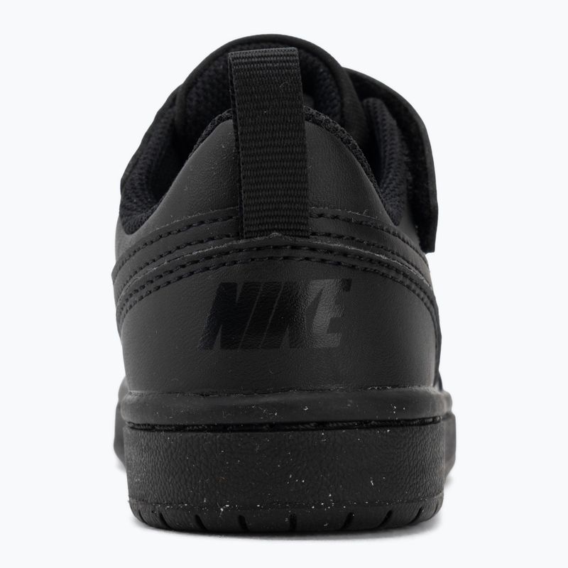 Nike Court Borough Low Recraft gyermekcipő fekete/fekete/fekete/fekete 6