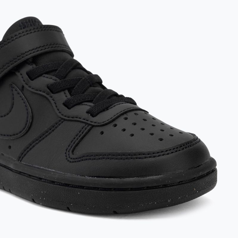 Nike Court Borough Low Recraft gyermekcipő fekete/fekete/fekete/fekete 7