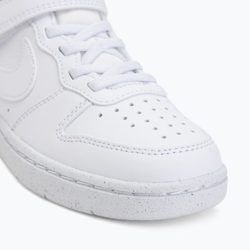 Gyerekcipők Nike Court Borough Low Recraft white/white/white 7