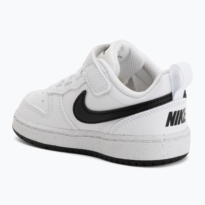 Gyermekcipő Nike Court Borough Low Recraft white/black 3