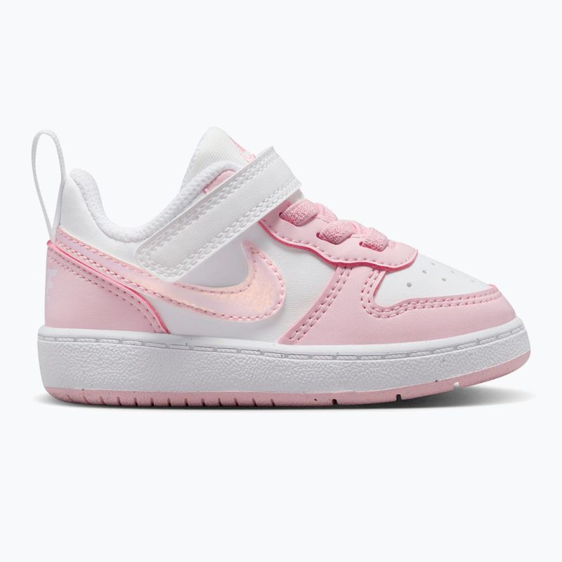 Gyermekcipő Nike Court Borough Low Recraft white/pink foam